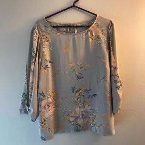 Lauren Conrad Light Blue Blouse